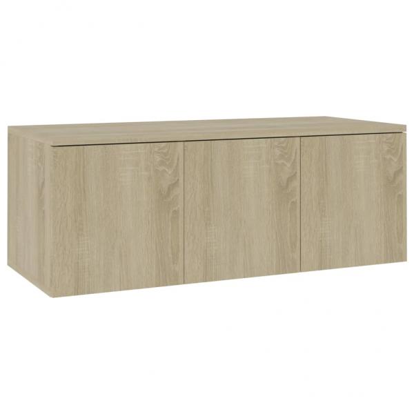 TV-Schrank Sonoma-Eiche 80x34x30 cm Holzwerkstoff