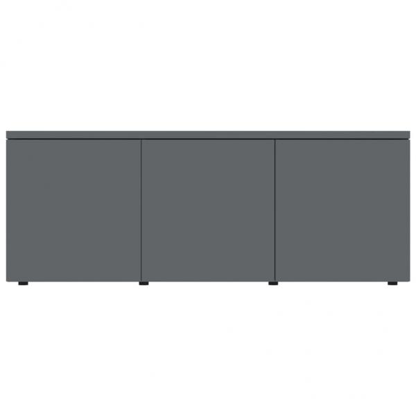 TV-Schrank Hochglanz-Grau 80x34x30 cm Holzwerkstoff