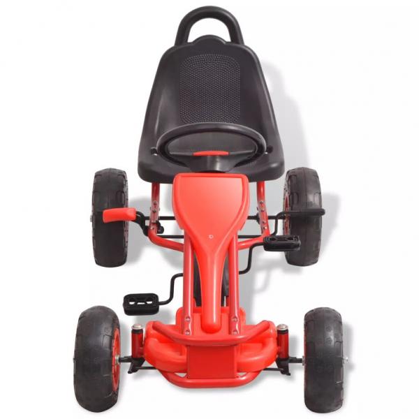 Pedal Go-Kart mit Luftreifen Rot