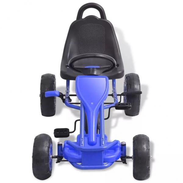 Pedal Go-Kart mit Luftreifen Blau