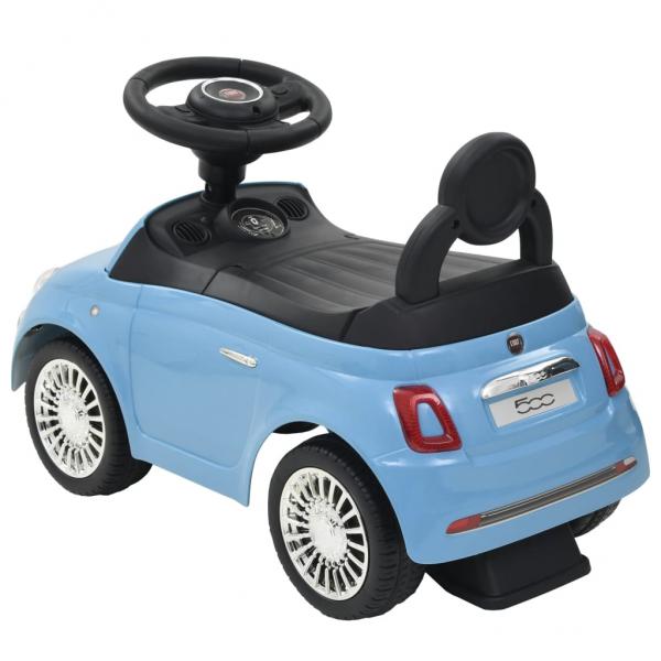 Kinder-Aufsitzauto Fiat 500 Blau 