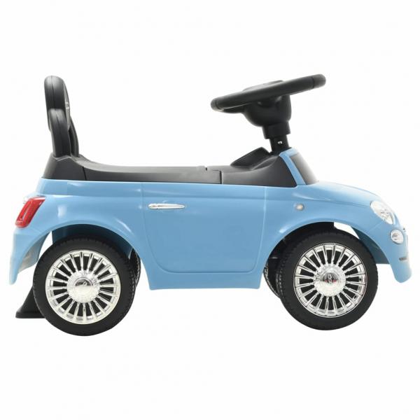 Kinder-Aufsitzauto Fiat 500 Blau 