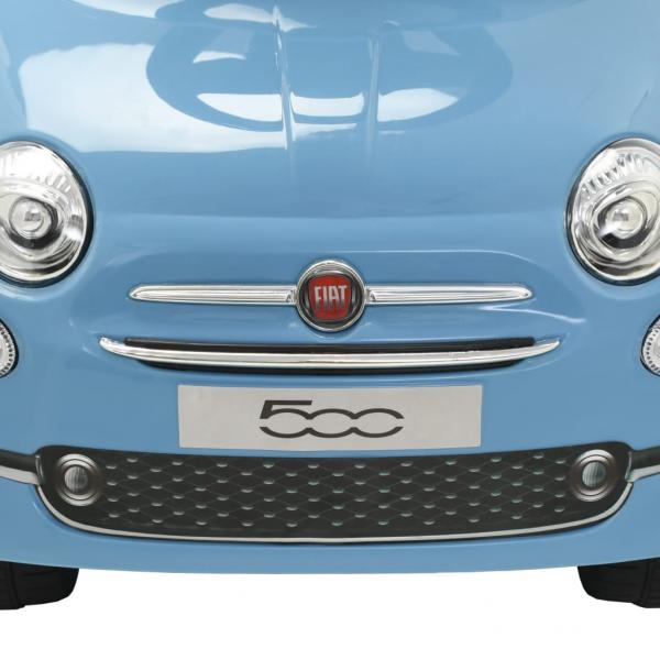 Kinder-Aufsitzauto Fiat 500 Blau 