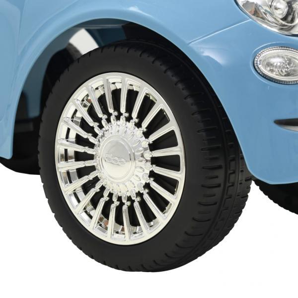 Kinder-Aufsitzauto Fiat 500 Blau 