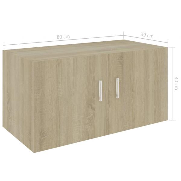 Wandschrank Sonoma-Eiche 80x39x40 cm Holzwerkstoff