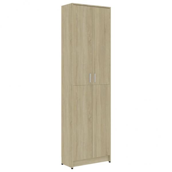 Garderobenschrank Sonoma-Eiche 55x25x189 cm Holzwerkstoff