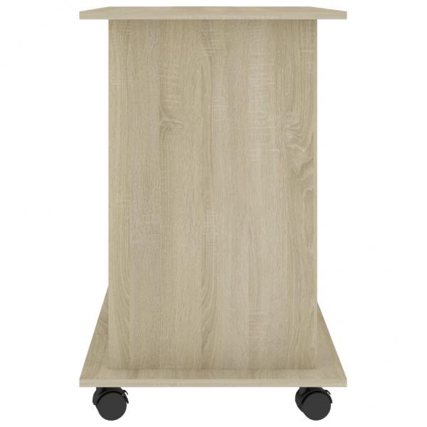 Schreibtisch Sonoma-Eiche 80x50x75 cm Holzwerkstoff