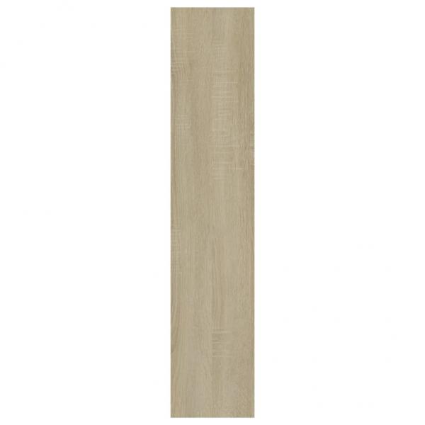 Wandregal Sonoma-Eiche 90x16x78 cm Holzwerkstoff