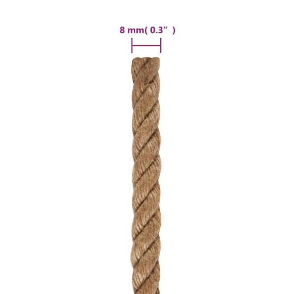 Seil 100% Jute 8 mm 500 m