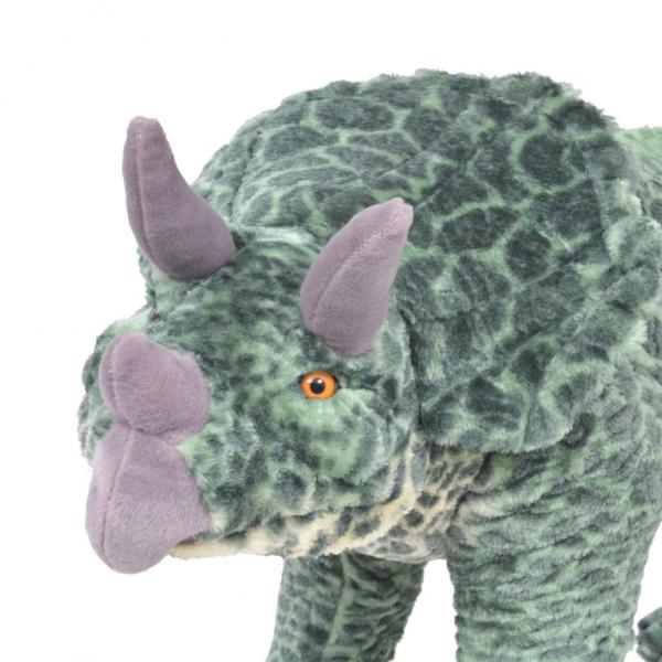 Plüschtier Triceratops Stehend Plüsch Grün XXL