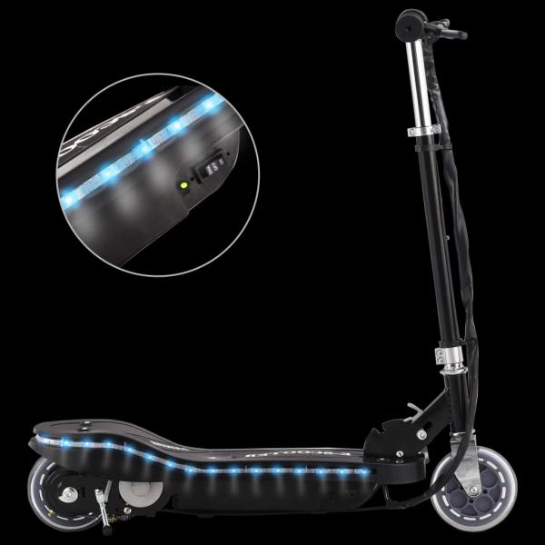 E-Scooter mit LED 120 W Schwarz