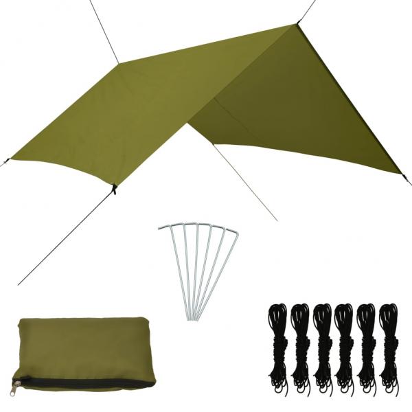 ARDEBO.de - Outdoor-Tarp 3x2,85 m Grün