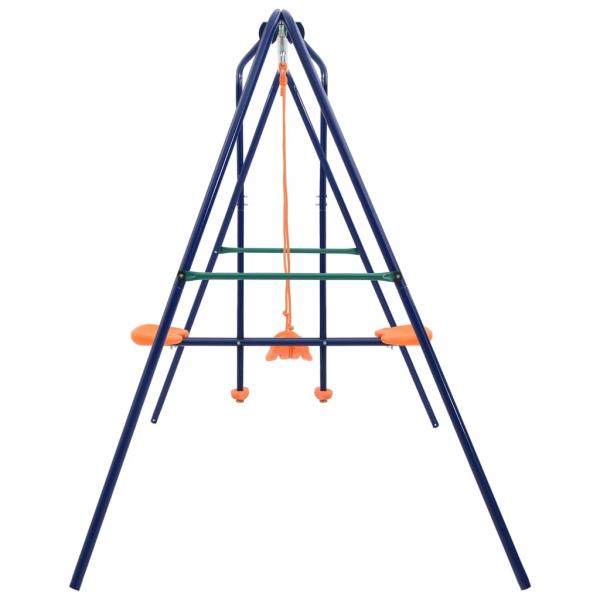 Schaukelset mit 3 Sitzen Stahl