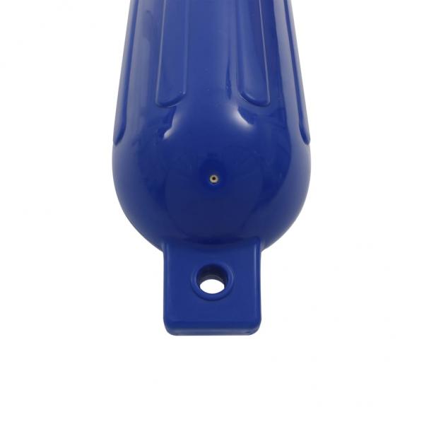 Bootsfender 4 Stk. Blau 51 x 14 cm PVC