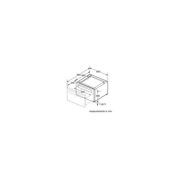 Bosch WMZPW20W Podest mit Aufbewahrungsschublade