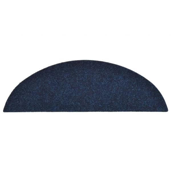 Selbstklebende Treppenmatten 15 Stk. Navy 56x17x3cm Nadelvlies 