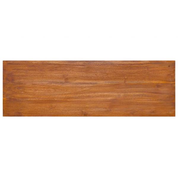 Wand-TV-Schrank 90x30x30 cm Teak Massivholz