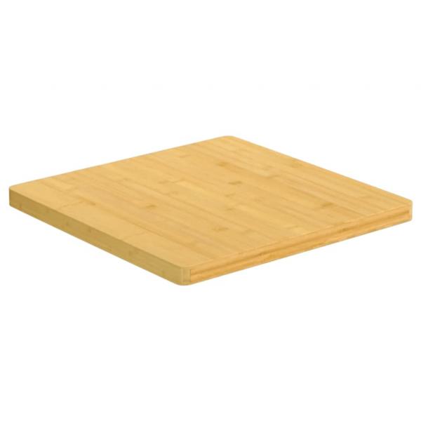 Tischplatte 50x50x2,5 cm Bambus