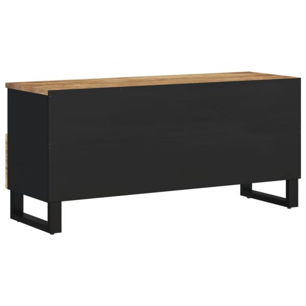 TV-Schrank 100x33x46 cm Massivholz Mango & Holzwerkstoff