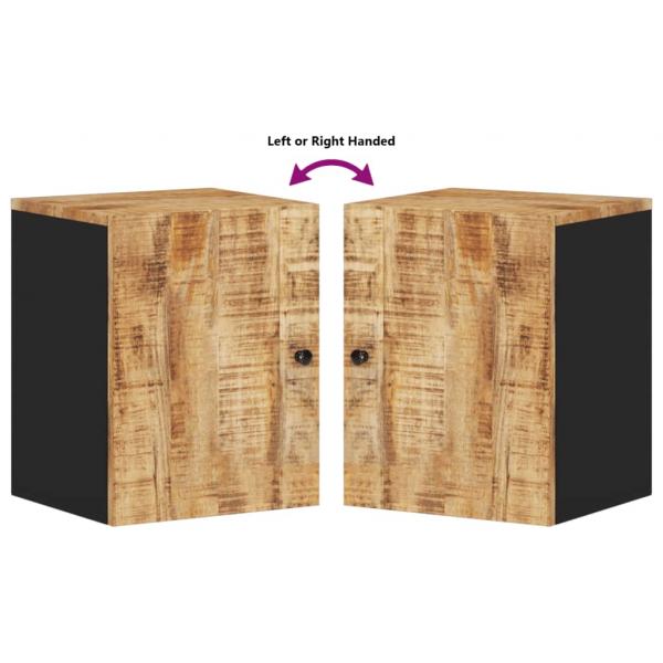 Bad-Wandschrank 38x33x48 cm Massivholz Mango