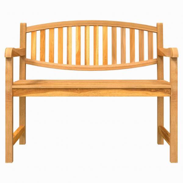 Gartenbank 114x59x87 cm Massivholz Teak