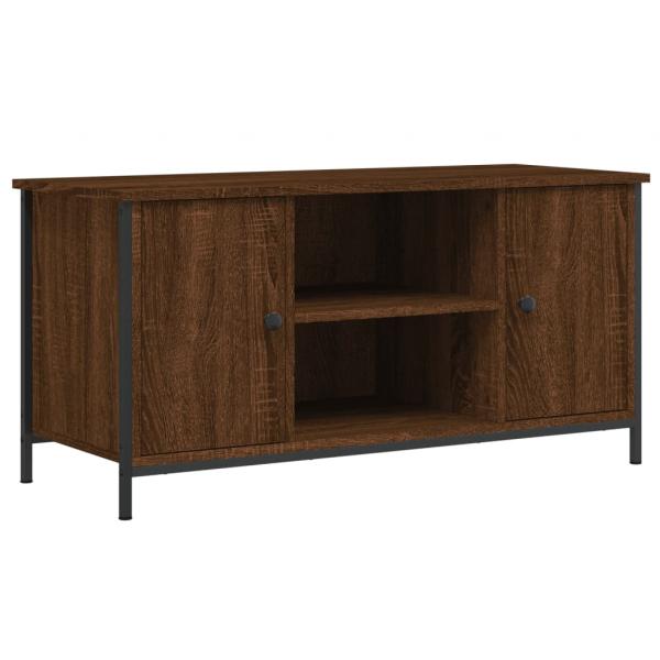 TV-Schrank Braun Eichen-Optik 100x40x50 cm Holzwerkstoff