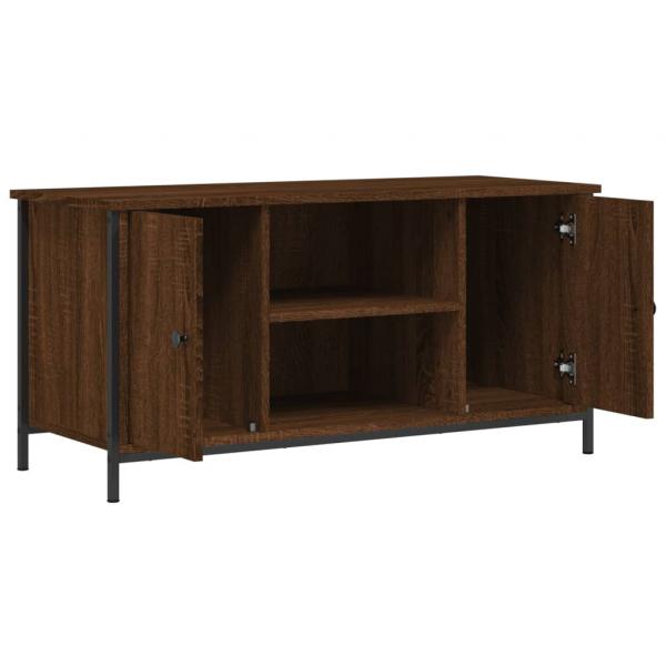 TV-Schrank Braun Eichen-Optik 100x40x50 cm Holzwerkstoff