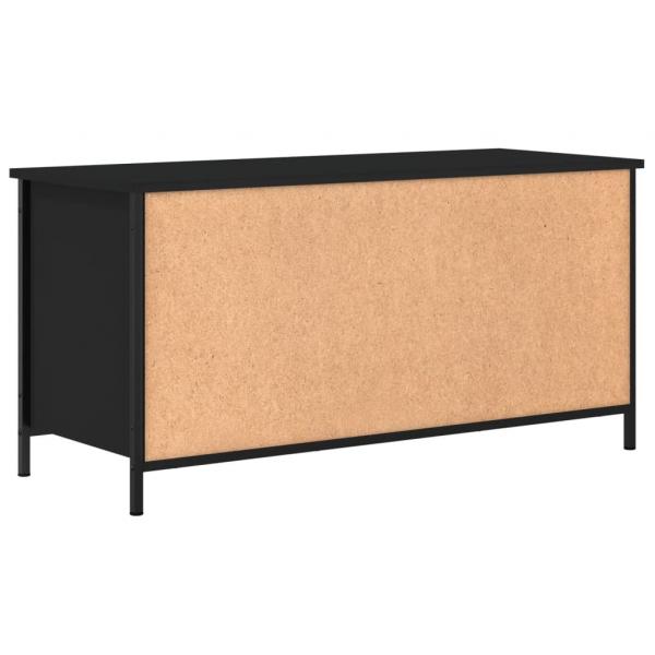 TV-Schrank Schwarz 100x40x50 cm Holzwerkstoff