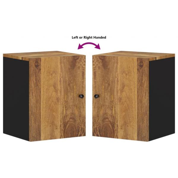 Bad-Wandschrank 38x33x48 cm Massivholz Mango