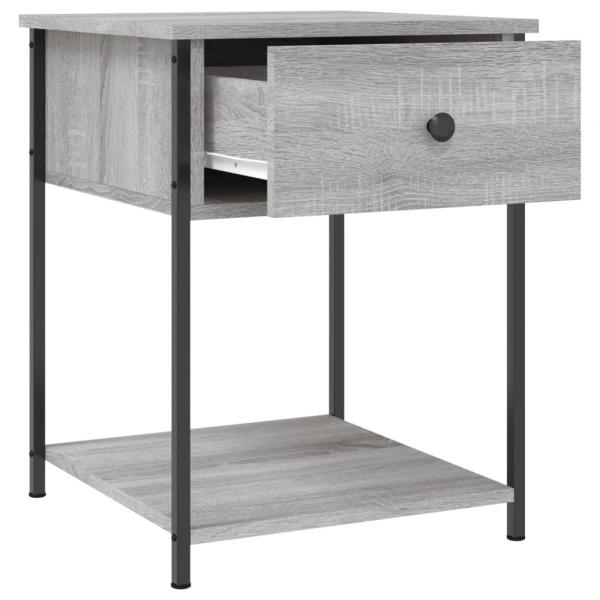 Nachttisch Grau Sonoma 44x45x58 cm Holzwerkstoff