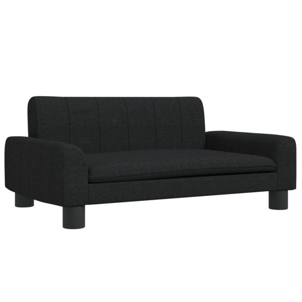 Hundebett Schwarz 70x45x30 cm Stoff