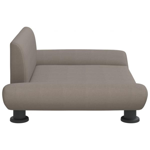 Hundebett Taupe 70x45x28 cm Stoff