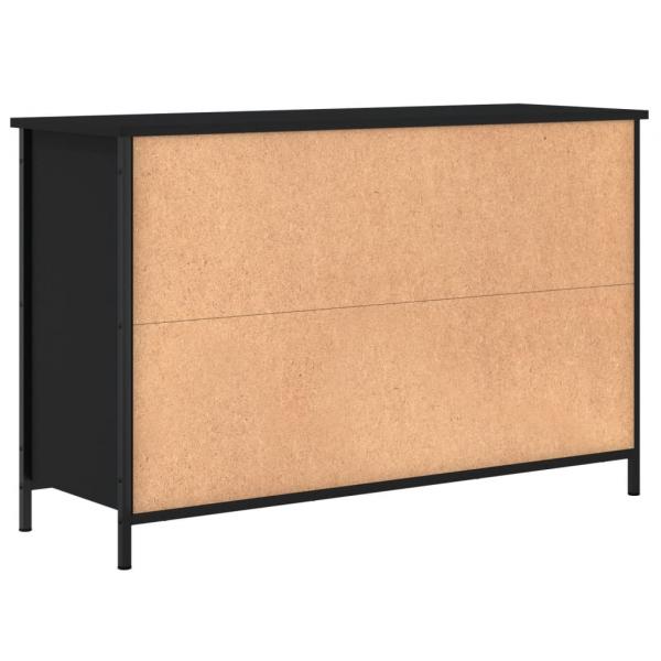 TV-Schrank Schwarz 100x35x65 cm Holzwerkstoff