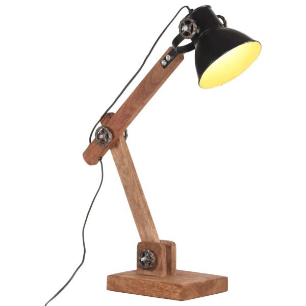 ARDEBO.de - Schreibtischlampe Industriestil Schwarz Rund 58x18x90 cm E27