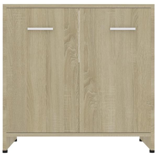 Badezimmerschrank Sonoma-Eiche 60x33x61 cm Holzwerkstoff