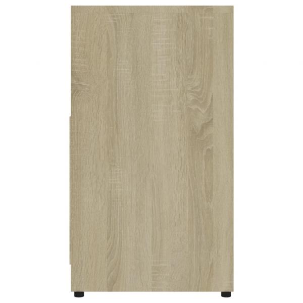 Badezimmerschrank Sonoma-Eiche 60x33x61 cm Holzwerkstoff