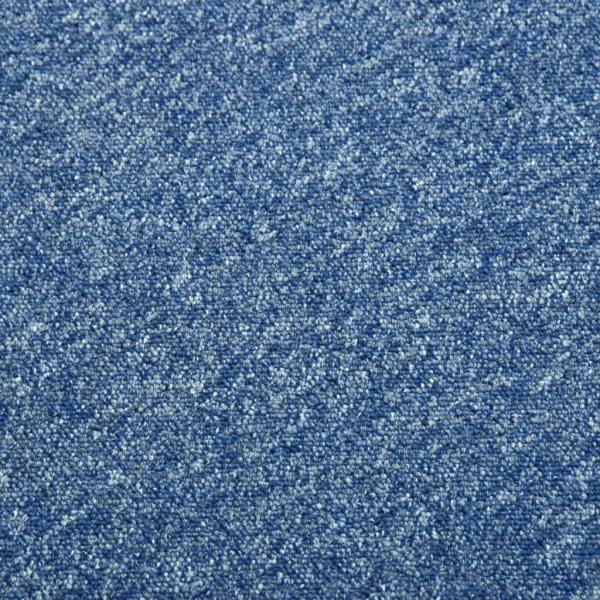 Teppichfliesen 20 Stk. 5 m² 50x50 cm Blau