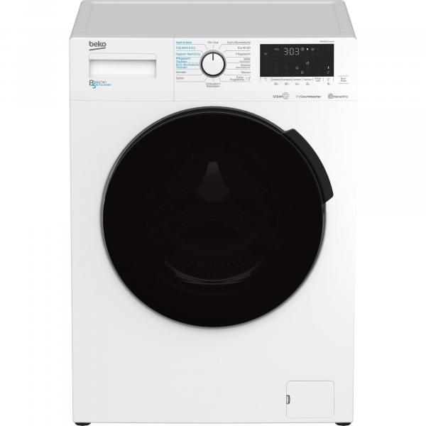 ARDEBO.de Beko WDW85141Steam1 5kg/8kg Waschtrockner, 1400U/Min, 60cm breit, SteamCure, Bluetooth, weiß