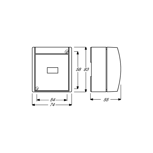 Busch-Jaeger 2621 W-53 Wipptaster, Ocean IP44, Schließer, grau/blaugrün (2CKA001484A0370)