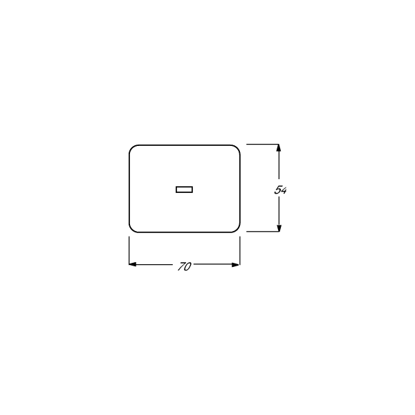 Busch-Jaeger 1787-20 Wippe mit kleiner transparenter Kalotte, Busch alpha, platin (2CKA001751A2045)