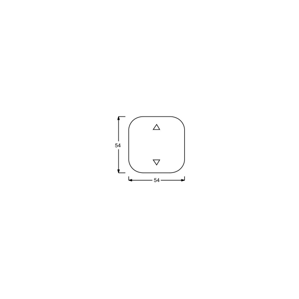 Busch-Jaeger 6430-214-102 Bedienelement, Reflex SI, alpinweiß (2CKA006430A0314)