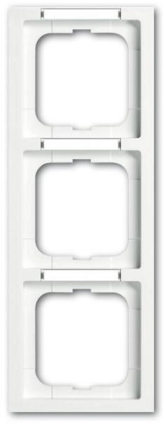 ARDEBO.de Busch-Jaeger 1723-184 NSK Abdeckrahmen, future linear, 3-fach Rahmen, studioweiß (2CKA001754A4366)