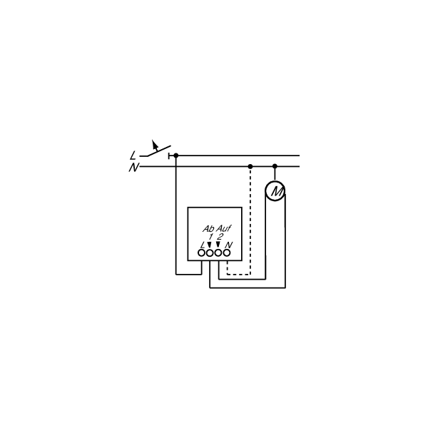 Busch-Jaeger 6418 U Jalousie-Basis-Einsatz 2-Draht Jalousie-Einsatz (2CKA006410A0375)