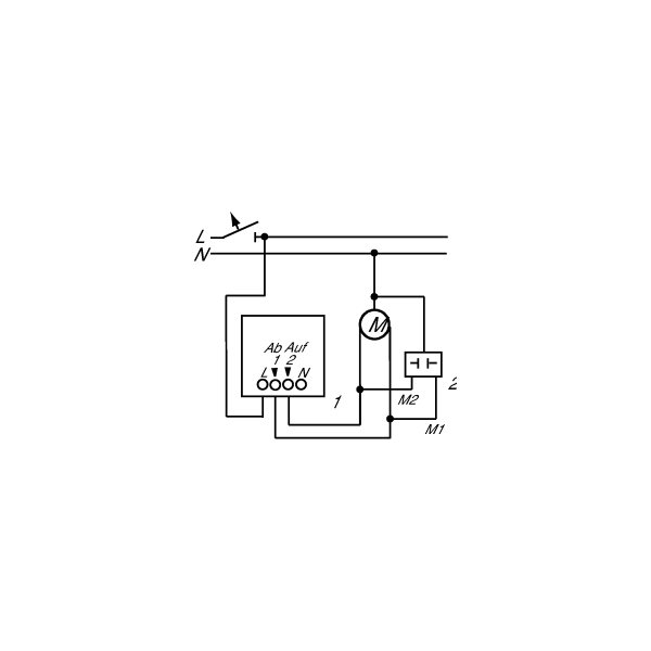 Busch-Jaeger 6418 U Jalousie-Basis-Einsatz 2-Draht Jalousie-Einsatz (2CKA006410A0375)