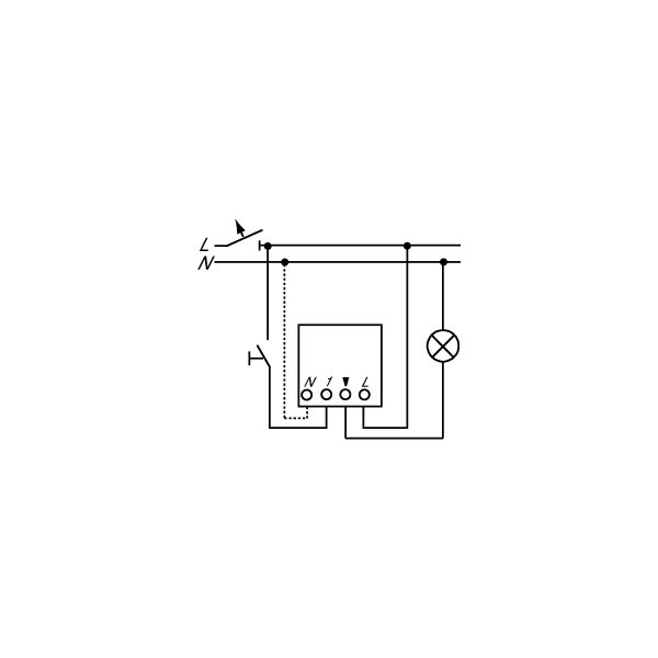 Busch-Jaeger 6401 U-102 Busch-Universal-Relais-Einsatz, Busch Wächter (2CKA006401A0048)