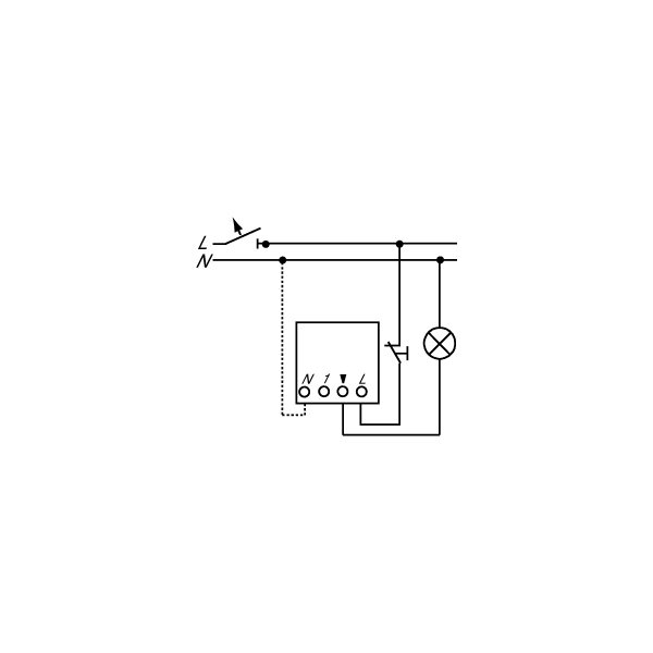 Busch-Jaeger 6401 U-102 Busch-Universal-Relais-Einsatz, Busch Wächter (2CKA006401A0048)