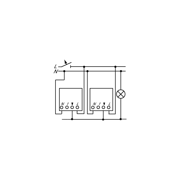 Busch-Jaeger 6401 U-102 Busch-Universal-Relais-Einsatz, Busch Wächter (2CKA006401A0048)