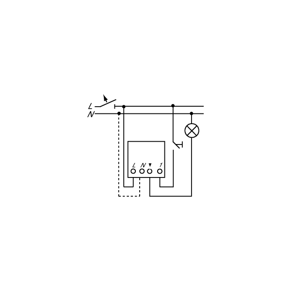 Busch-Jaeger 6401 U-102 Busch-Universal-Relais-Einsatz, Busch Wächter (2CKA006401A0048)