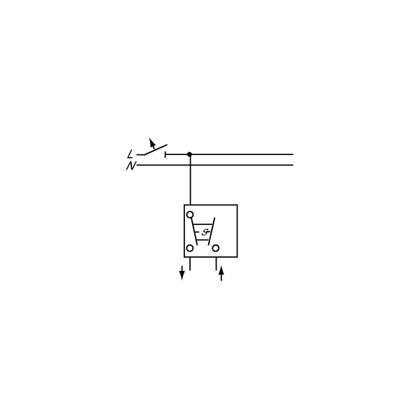 Busch-Jaeger 2020/4 US Jalousietaster Einsatz 1-polig, Taster (2CKA001413A0590)