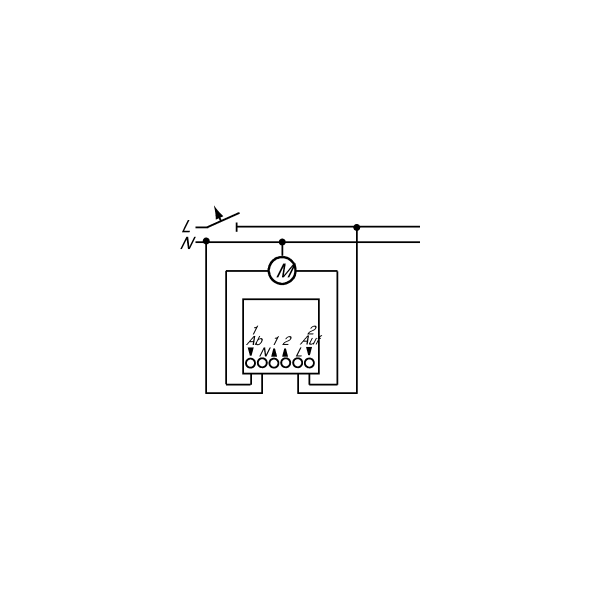 Busch-Jaeger 6411 U-101 Busch-Jalousiecontrol II-Einsatz (2CKA006410A0377)